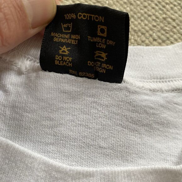 Vintage USTA Tennis Center Camp T Shirt Karen Perez Haring Style Medium - Picture 5 of 9